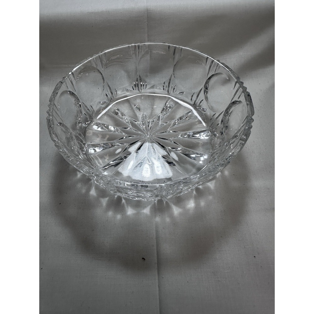 Bleikristall 24%Lead‎ Cut Crystal Holiday Nut/candy Bowl 6 3/4" X 2 3/8"